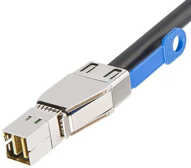 Alt view image 3 of 5 - Heretom External Mini SAS HD Cable, Mini SAS SFF-8644 to SFF-8088 Cable, 6 Gbps, 2M/6.6FT - OEM
