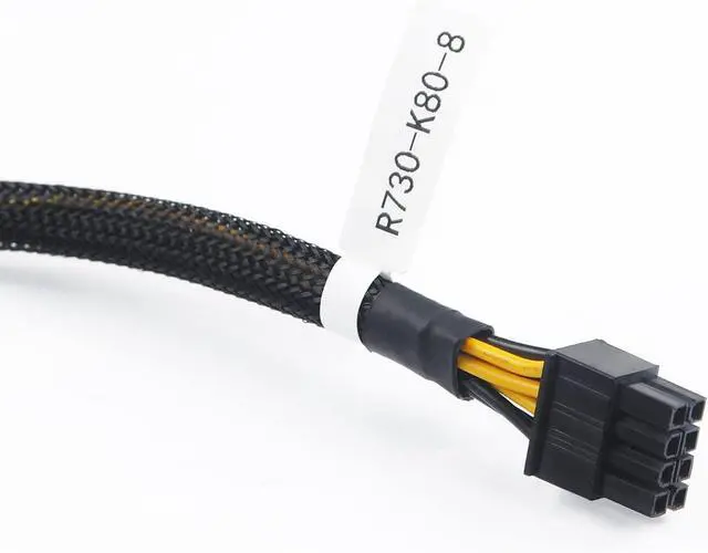 Alt view image 5 of 7 - Power Cable for D-ELL R730 8Pin to Nvidia K80 M40 M60 P40 P100 PCIE GPU 8Pin 35CM - OEM