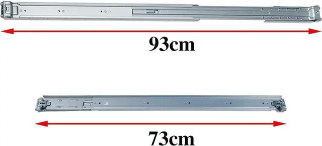 Alt view image 2 of 7 - 2U Static Rails Kit 2CKCH 6MFY2 Compatible with D-ELL PowerEdge C6400 C6420 C6220 C6300 C6525 R740XD2 - OEM