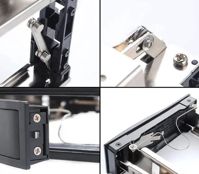 Alt view image 7 of 7 - 5.25in Trayless Hot Swap Mobile Rack for 3.5in Hard Drive - Internal SATA Backplane Enclosure - Lockable drive bay with SATA Power Cable and Led Light - OEM