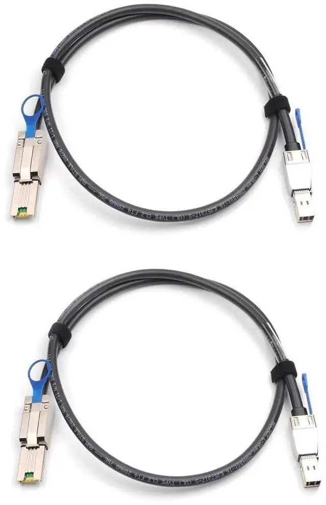 Main image of Heretom 2PCS External HD Mini SAS SFF-8644 to SFF-8088 1m 3.3FT Cable - OEM