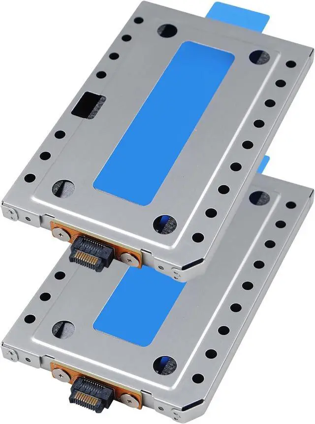 Main image of 2-Pack Hard Drive Tray Caddy 2.5 Hard Drive Bracket V2M50 SSD Caddy Compatible for D-ELL Latitude 5414 5404 Rugged Laptop