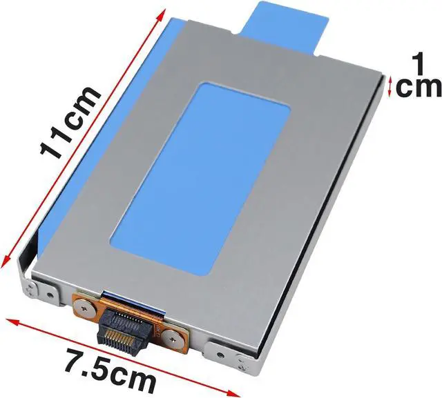 Alt view image 3 of 7 - 2-Pack Hard Drive Tray Caddy 2.5 Hard Drive Bracket V2M50 SSD Caddy Compatible for D-ELL Latitude 5414 5404 Rugged Laptop