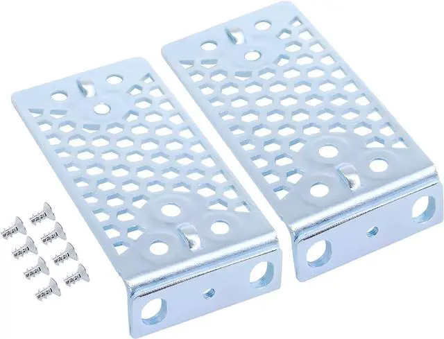 Alt view image 4 of 4 - Rack Mount Kit for Cis-co 19" Switches, Rack Mount Ear Compatible with Cis-co 3650 3680 2960-X Series - OEM