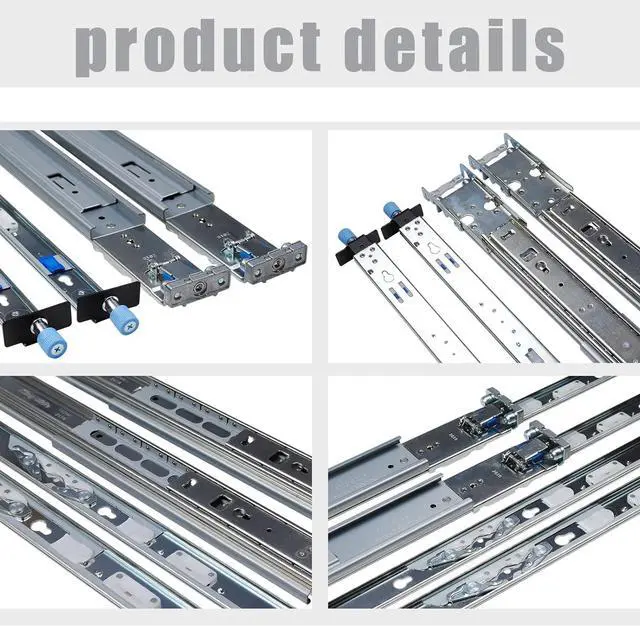 Alt view image 2 of 5 - 2U Dynamic Sliding Rails Kit CCY73 T4Y2K Compatible with D-ELL R540 R740 R740XD XE2420 - OEM