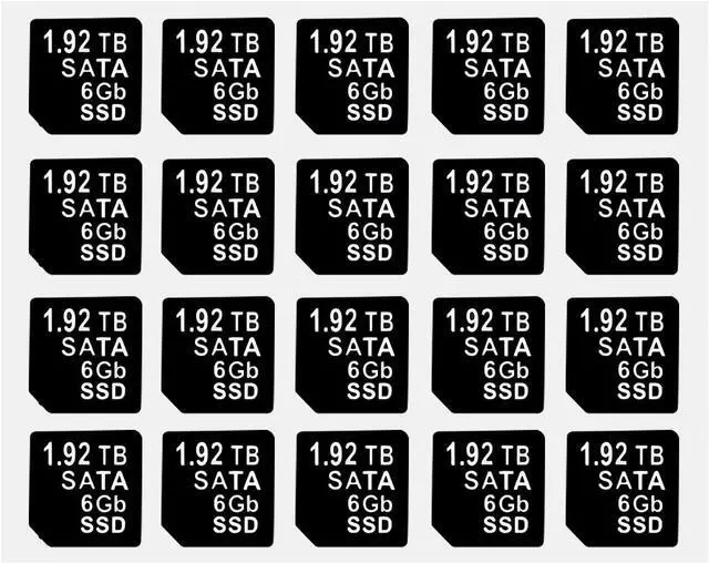 Alt view image 5 of 5 - 10-Pack Hard Drive Tray Caddy 2.5" DXD9H 0DXD9H with 20PCS Capacity Sticker Label - OEM
