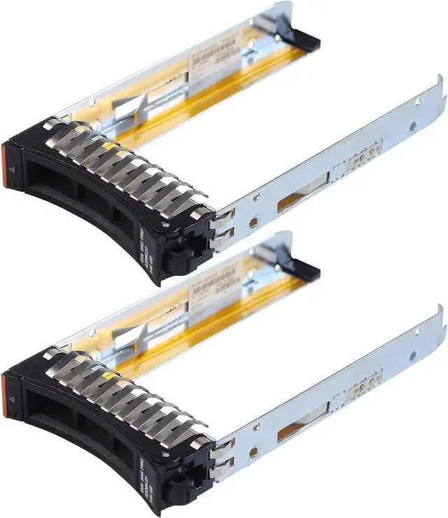 Main image of 2-Pack Hard Drive Tray Caddy 44T2216 SSD Mount 2.5" Hard Drive Bracket SAS SATA Disk Tray Compatible for IBM 44T2216 x3250 x3550 x3650 x3500 x3200 x3400 M2 M3 M4 HS12 HS22 Series