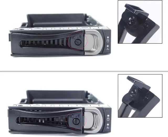 Alt view image 4 of 4 - Hard Drive Tray Caddy 5RW66 SSD Caddy 3.5 Hard Drive Bracket Compatible with D-ELL C6320 C6220 C6320P - OEM