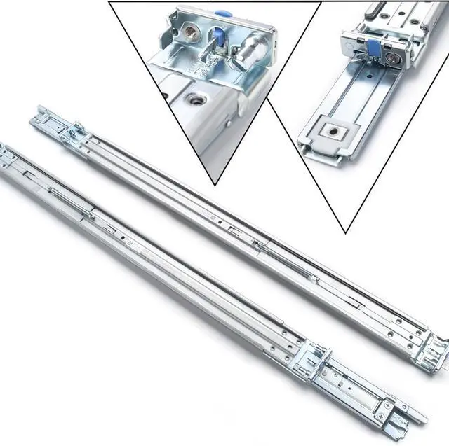 Alt view image 2 of 7 - 1U Sliding Ready Rails 81WCD 081WCD Compatible with D-ELL PowerEdge R320 R420 R430 R620 R630 R640 - OEM
