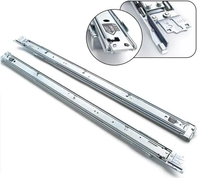 Alt view image 3 of 7 - 1U Sliding Ready Rails 81WCD 081WCD Compatible with D-ELL PowerEdge R320 R420 R430 R620 R630 R640 - OEM