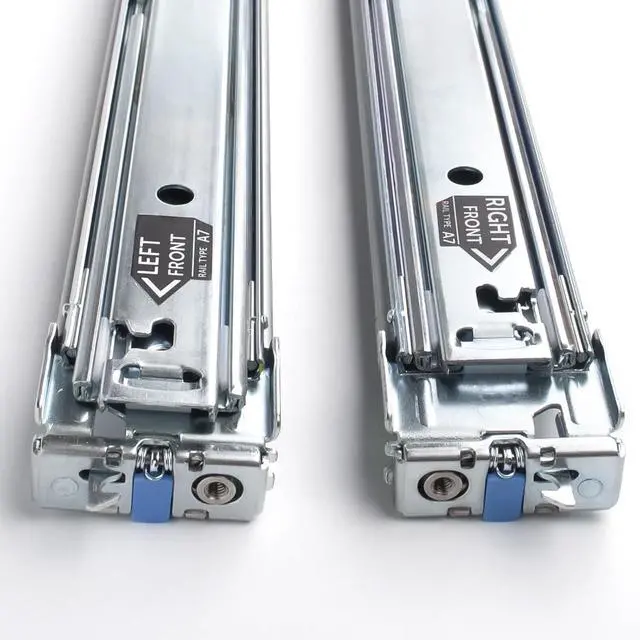 Alt view image 7 of 7 - 1U Sliding Ready Rails 81WCD 081WCD Compatible with D-ELL PowerEdge R320 R420 R430 R620 R630 R640 - OEM