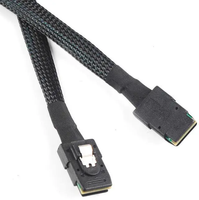 Alt view image 3 of 5 - Heretom 2PCS Internal Mini SAS 36-Pin 8087 to SFF-8087 Cable 1M 3.3 Feet - OEM