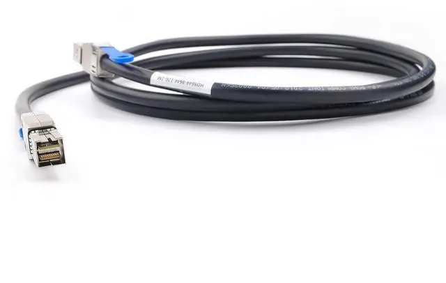 Alt view image 4 of 7 - Heretom 12G External Mini SAS HD SFF-8644 to SFF-8644 Cable, 1-m(3.3ft) - OEM