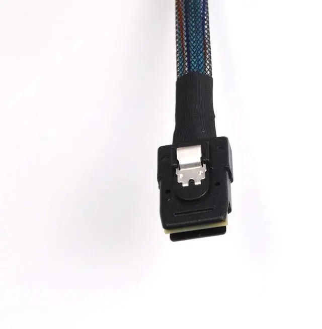 Alt view image 7 of 7 - Heretom 2PCS Internal Mini SAS HD SFF-8643 to SFF-8087 Cable, Internal Mini SAS HD Cable Compatible with RAID or PCI Express Controller 3.3ft 1M - OEM