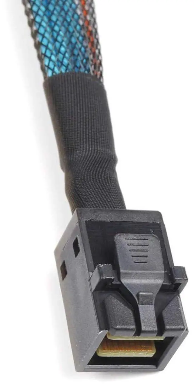 Alt view image 6 of 7 - Heretom 2PCS Internal Mini SAS HD SFF-8643 to SFF-8087 Cable, Internal Mini SAS HD Cable Compatible with RAID or PCI Express Controller 3.3ft 1M - OEM