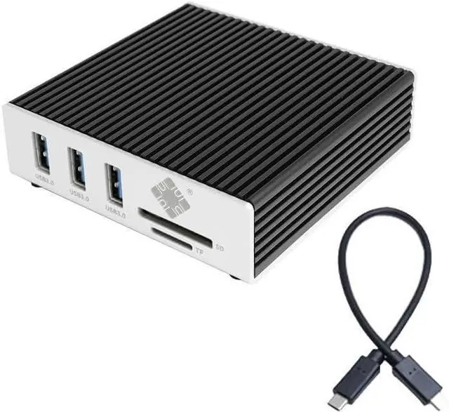 Main image of USB4 40Gbps Docking Station 6-in-1, 10G RJ45 Ethernet Adapter with 3 USB-A Ports, TF/SD Card Reader, and Active Cooling  Compatible with Thunderbolt 5/4/3, Windows, macOS, and Linux