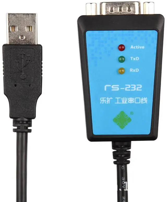 Alt view image 4 of 5 - USB to RS232 Serial Cable 1.8M FTDI Chipset DB9 COM Port Converter Adapter, Industrial-Grade USB to Serial Converter with Surge & ESD Protection, Compatible with Windows/Linux/Mac OS