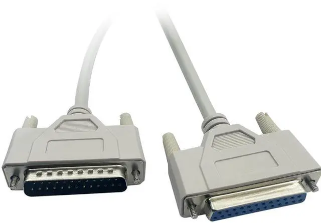 Main image of DB25 25 Pin Serial Port Cable Male/Female RS232 1.5m(2Pcs)