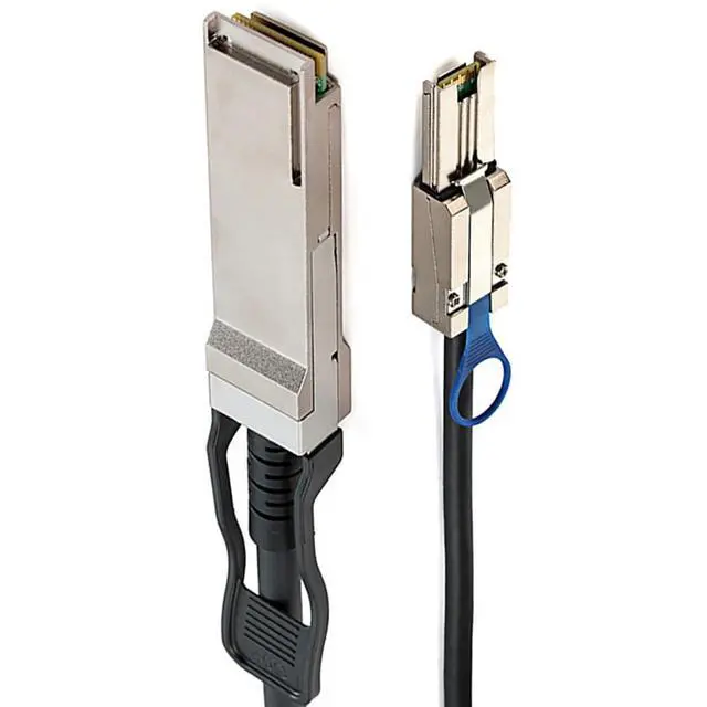 Alt view image 3 of 5 - QSFP 40G SFF-8436 to MiniSAS HD SFF-8088 Cable \u2013 28AWG High-Speed Server Cable, Compatible with NetApp DS4243 DS4246 (1M)