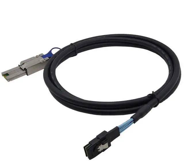 Alt view image 3 of 6 - Mini SAS 8087 to SAS HD SFF 8088 Internal External Server Cable \u2013 6Gbps High Speed 28AWG Copper Data Transfer Cord, 10 Ohm Impedance (2M)