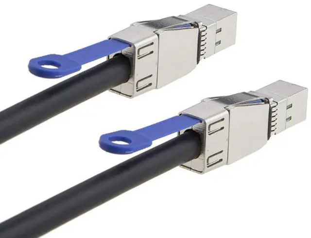 Alt view image 3 of 5 - Mini SAS HD SFF-8644 to Mini SAS SFF-8644 Cable with IC \u2013 High Speed Server Aggregation Cable, 12Gbps, 28AWG, Low-Loss Flat Interface (0.5M)