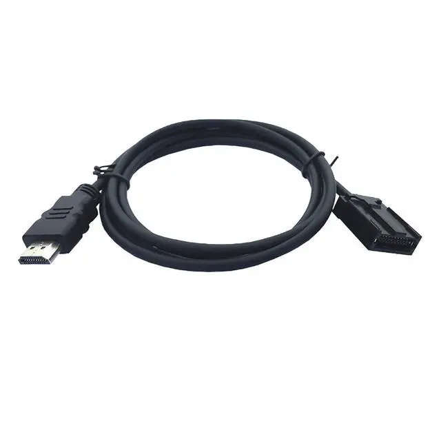 Alt view image 2 of 6 - EM Rear Plug to AM 1.4 Cable Male to Male Automotive HD Connection Compatible with HDMI 2.0 \u2013 4K Ultra HD High-Speed Car Display Cable, Shockproof Copper Wire (1m)