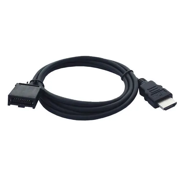 Alt view image 3 of 6 - EM Rear Plug to AM 1.4 Cable Male to Male Automotive HD Connection Compatible with HDMI 2.0 \u2013 4K Ultra HD High-Speed Car Display Cable, Shockproof Copper Wire (1m)