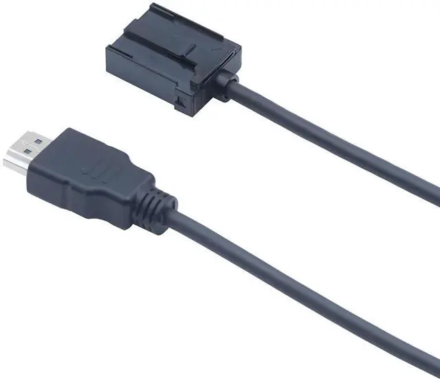 Alt view image 4 of 6 - EM Rear Plug to AM 1.4 Cable Male to Male Automotive HD Connection Compatible with HDMI 2.0 \u2013 4K Ultra HD High-Speed Car Display Cable, Shockproof Copper Wire (1m)