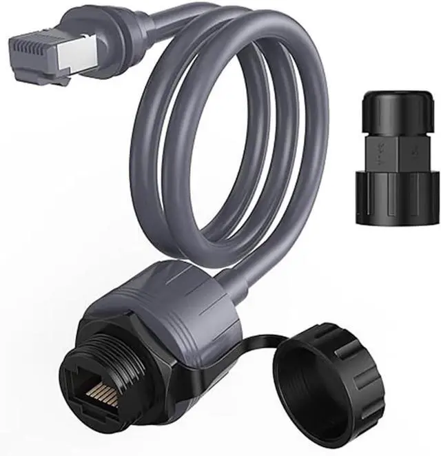 Main image of Ethernet Adapter RJ45 Coupler  GIGA-BIT Waterproof Network Cable Connector, IP68 Rated, Compatible with Starlink V3 Communication Cables