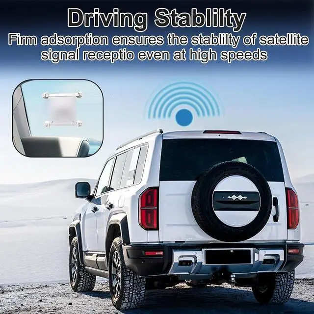 Alt view image 3 of 5 - Mini Sunroof Suction Cup Car Mount Compatible with Starlink Mini Vehicle Glass Satellite Antenna Holder, Sturdy and Secure Installation