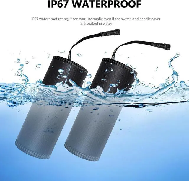 Alt view image 4 of 7 - USB Heated Motorcycle Handlebar Grips 5V with 3-Level Temperature Control Anti-Slip PVC Hand Warmers with Waterproof Switch, Straps, Plug-and-Play for Motorbikes, Scooters, and ATVs