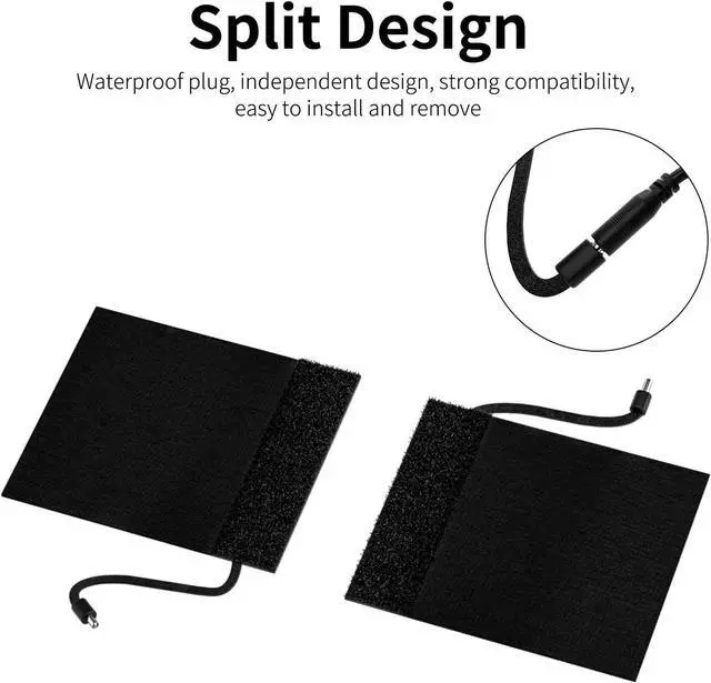 Alt view image 4 of 7 - Heated Motorcycle Handlebar Grips 12V with Smart Temperature Control 3-Level Adjustable Aramid Fiber Hand Warmers with Mount, IP67 Waterproof, Easy Installation for All 12V Motorbikes