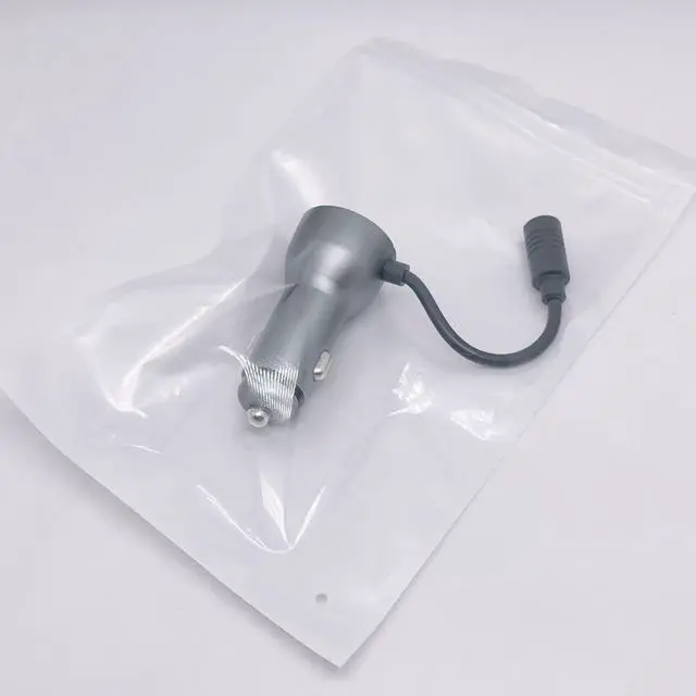 Alt view image 6 of 6 - Mini Car Charger to 30 V 2 A Power Adapter Cable 12 to 24 V Input 12 cm 18 AWG Pure Copper Supports up to 23 m DC Run Compatible with Starlink Mini Gray