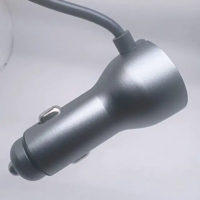 Alt view image 3 of 7 - Mini Digital Multi-Function Car Cigarette Lighter Adapter \u2013 30W USB-C & USB-A Output, Compatible with Starlink Mini (78.74 in)