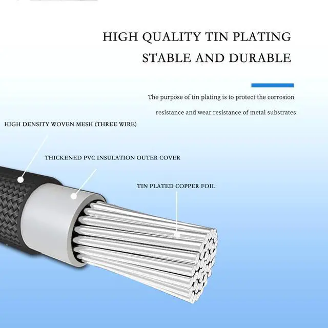 Alt view image 3 of 7 - GPU 8Pin (6+2) Extension Cable 30cm Male to Female, 18AWG Tinned Copper, Color Nylon Braided, ATX PSU Power Cord for Graphics Cards (Pink)