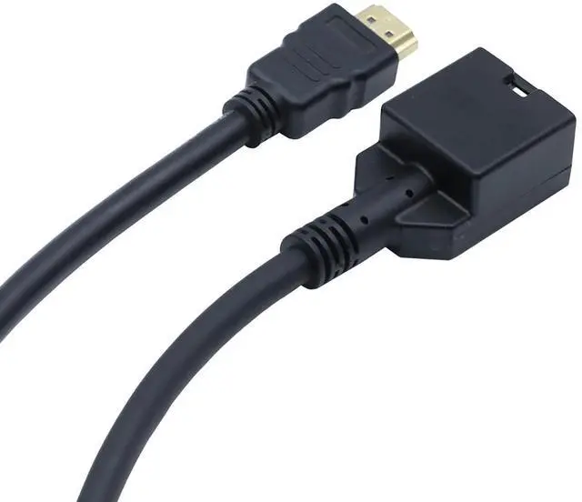 Alt view image 3 of 6 - Type E Female to Type A Male 19-Pin Cable Compatible with HDMI 4K High-Definition Car-Grade Connection Cable | 1.4 Version | Anti-Vibration (19.68, Inches)