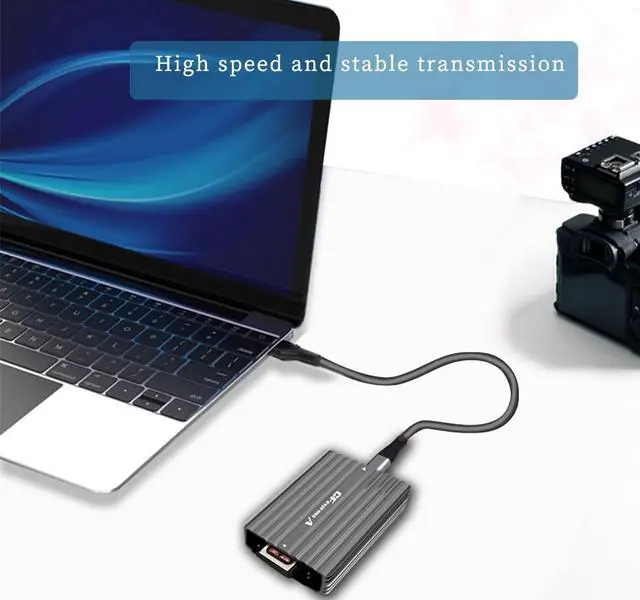 Alt view image 6 of 7 - PH862B CF Express A/B CFE Card Reader 10G USB3.2 High Speed with Aluminum Alloy Heat-Sink C to C/A Cable Compatible with Z6/Z7 1DX3 (PH862B for CFE A/B Card)