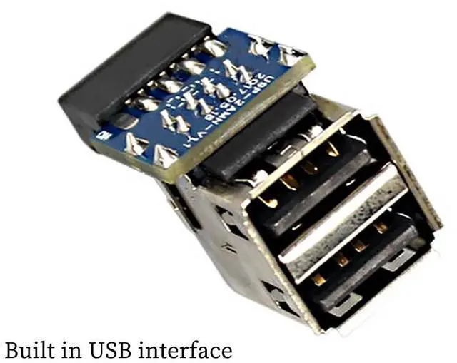 Alt view image 5 of 7 - PH18 SATA III 7-Pin Connector 6Gb/s 90-Degree Reverse Angle Adapter for Motherboard (Reverse 1piece)