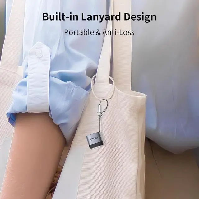 Alt view image 6 of 7 - mcdodo 140W USB-C to Magsafe 3 Adapter with Lanyard, Portable and Lightweight Magsafe to USB C Adapter Fit for MacBook Pro M1 M2 M3 (2021 2023 2024) 14"/16", MacBook Air M2 M3(2022 2023 2024) 13"/15"