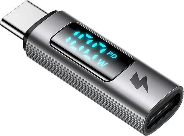 Main image of mcdodo 100W USB-C to USB-C Digital Display Adapter, Charging&Data Transfer Type-C Female to Type-C Male Connector Compatible with MacBook/i-Phone15/i-Pad/Galaxy/Xperia/Pixel/Android