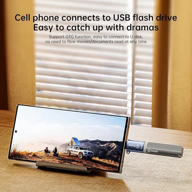 Alt view image 6 of 7 - USB C to USB Adapter 2 Pack, USB-C OTG Connector 10Gbps, Type-C Male to USB 3.2 Female Converter for Flash Drive, Keyboard, Mouse, Smartphone, Tablet, Car Charger