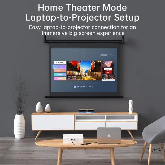 Alt view image 6 of 6 - Mini DisplayPort to HDMI Converter for MacBook Pro/Air/Microsoft Surface Pro/D-ell/H-P Thunderbolt to HDMI Adapter 4K@60Hz, Projector Display Adapter, (Mini DisplayPort to HDMI Converter)