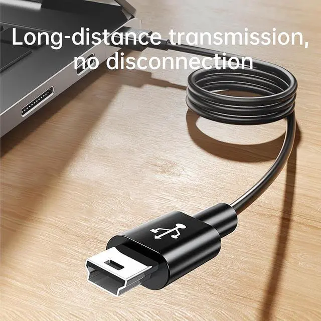 Alt view image 7 of 7 - USB to Mini USB Cable, 0.5M/1.6FT USB 2.0 A Male to Mini B Cord for Dash Cam, External Hard Drive, Camera, GPS, MP3 Player, GoPro Hero 3/2/1, Data Sync and Charging Cable