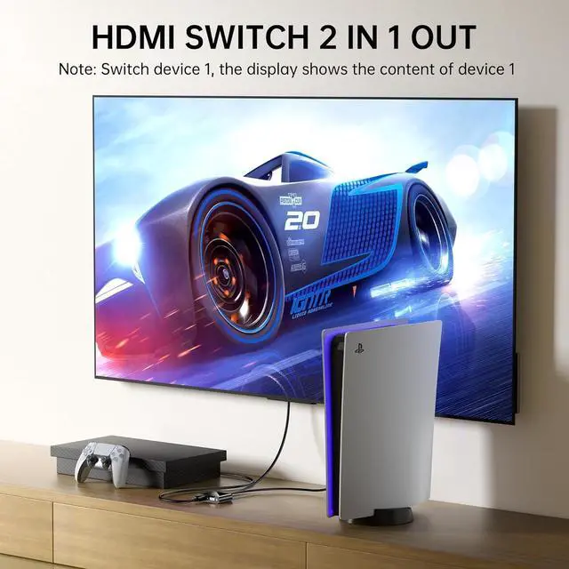 Alt view image 3 of 7 - HDMI to VGA and HDMI Adapter, Dual Output 1080P Video Converter with Audio, USB-Powered HDMI Splitter for Laptop, TV Box, Projector, Monitor