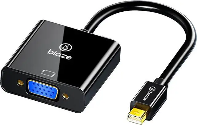 Main image of Mini DisplayPort to VGA Adapter  1080P HD Video Converter for MacBook, Surface, Laptop & Projector