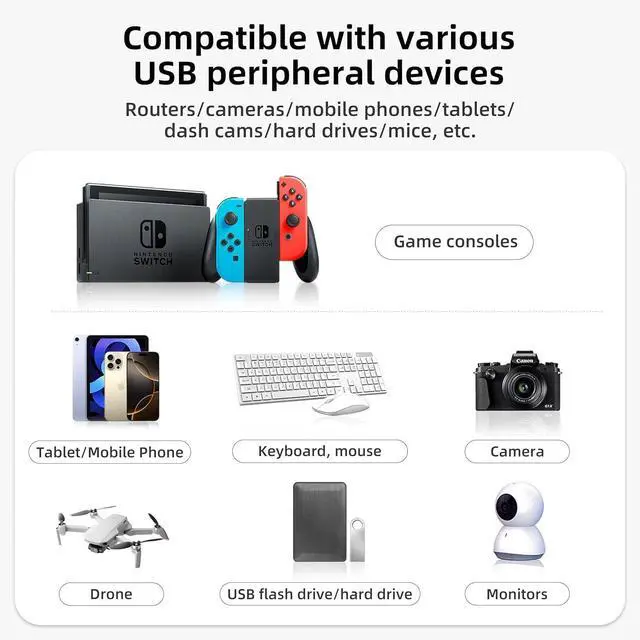 Alt view image 6 of 6 - USB to Ethernet Adapter, 3 in 1 RJ45 Ethernet LAN Network Adapter with Charging Port and USB Port Compatible with iPhone 16/15, Laptop, MacBook, PC with Windows(RJ45 3-in-1 USB HUB)