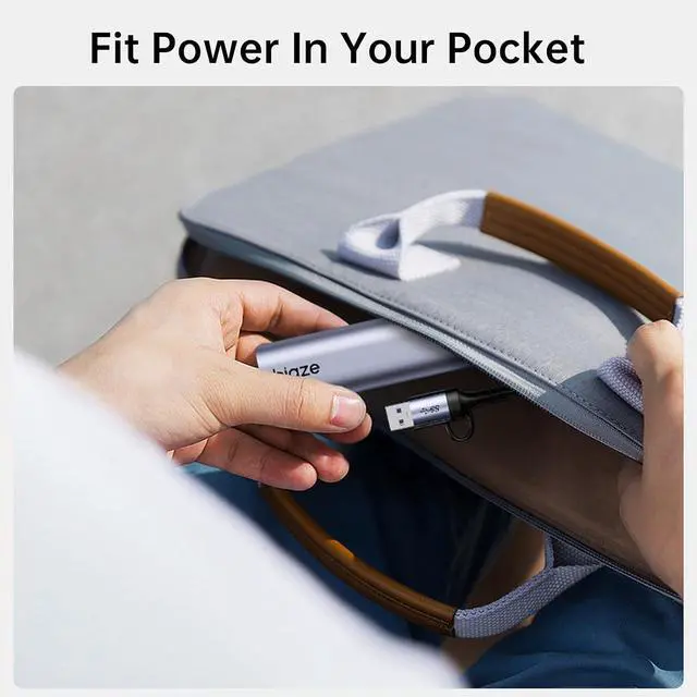 Alt view image 6 of 6 - 9-in-1 USB/USB C Hub Adapter for MacBook, iPhone,3 USB Ports (2xUSB 3.0, USB 2.0), 100M Ethernet, SD/TF Card Reader, 3.5mm Audio, 2X USB-C Data Ports,No Driver Required