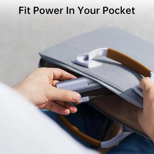 Alt view image 6 of 6 - 8-in-1 USB-C Hub for MacBook Pro with 4K HDMI Adapter, Supporting 100W PD Fast Charging, 100Mbps Ethernet, 2 USB 3.0 Ports, and SD/TF Card Reader. Compatible with MacBook and Type-C laptops.