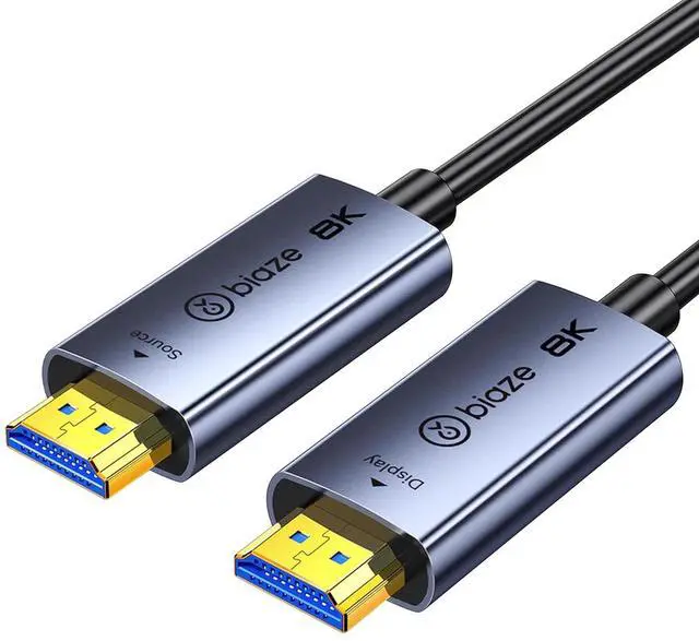 Main image of 8K HDMI Fiber Optic Cable 170ft, HDMI 2.1 48Gbps, Supports 8K@60Hz 4K@120Hz, eARC HDR10 Dolby Vision, for Home Theater, Gaming PS5/Xbox, Projector, in-Wall Installation, Ultra HD Video