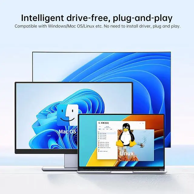 Alt view image 4 of 7 - USB 2.0 Switch 2 in 1 Out & 1 in 2 Out - Bi-Directional USB Sharing Switch for Printer, Keyboard, Mouse, Scanner & Flash Drive - 2-Port KVM Switch Box for Two Computers